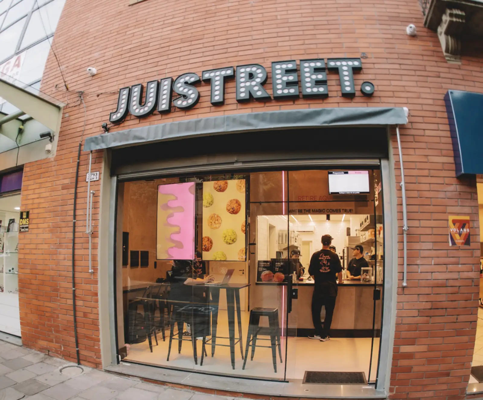 Fachada da Juistreet Caxias do Sul